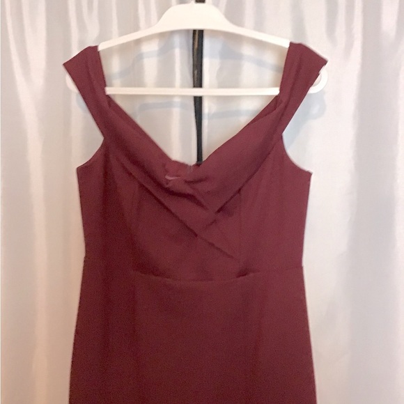Lulu's Off-Shoulder Burgundy Mini Dress - Picture 5 of 13